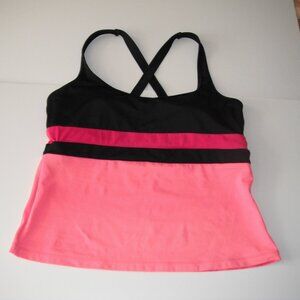 South Point Sports Bra Black/Pink Size M